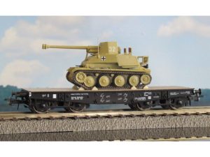 plošinový vůz SSys DRG + Sd. KFz 139 Marder III limitovaná edice EMIB 2364