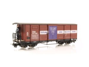 zavřený vůz Za/u ČSD TEXTILANA Liberec limitovaná edice EMIB 2371