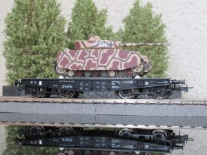 plošinový vůz SSys + tank Pz.Kpfw IV DRG limitovaná edice EMIB 2465