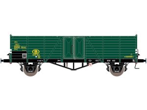 otevřený vůz Villach zelený NMBS Exact train 20307