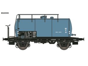 kotlový vůz jednotné stavby 24m3 ČSD šedý IV.epocha Exact train 20595