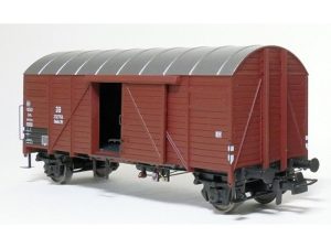 zavřený vůz Gmhs35 s plechovou střechou DB Exact train 23622