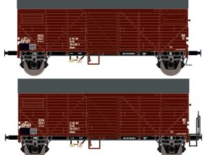 set zavřených vozů Bremen DR Exact train 23643