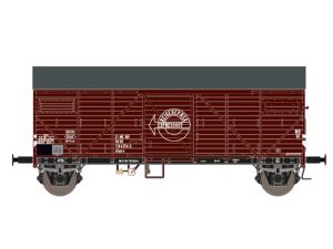 zavřený vůz Bremen Expresswagen DR Exact train 23644