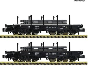 set plošinových vozů Ssy s nákladem ÖBB Fleischmann 6660134