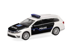 VW Passat Variant GTE policie Paris Herpa 099097