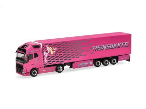 Volvo FH GL XL 2020 chladírenský návěs Transwhite Herpa 319836