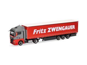 MAN TGX GM plachtový návěs Zwengauer Herpa 319911
