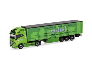 Volvo FH16 GL XL 2020 plachtový návěs Stritzl Herpa 320108