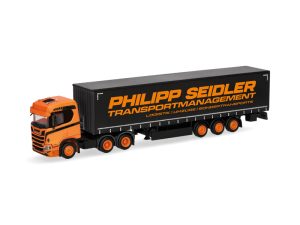 Scania CR 20 HD plachtový návěs Philipp Seidler Herpa 320139