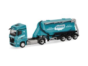 MB Actros 18 Streamspace silo návěs Weber Herpa 320351