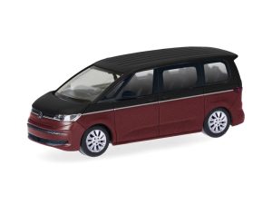 VW Multivan černý/tmavě červený Herpa 430425-002