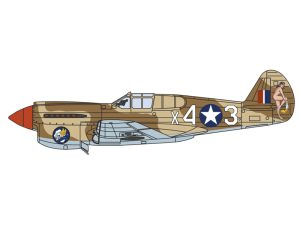 P-40F Warhawk – X43, Miss Memphis Herpa 81AC127