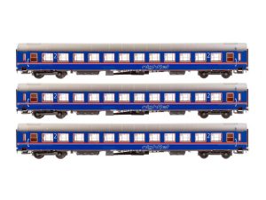 set lůžkových vozů UIC-X Nightjet ÖBB Jägerndorfer 61401