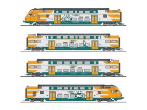 elektrická patrová jednotka KISS ODEG 4-dílná AC digitální Liliput L133858