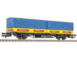 kontejnerový vůz Lgjs 571.1 s výměnnými korbami MOLL Spedition DB IV.epocha Liliput L235224