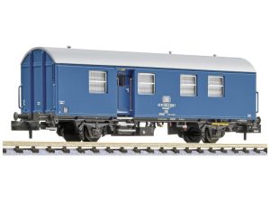 kancelářský vůz pracovního vlaku typ 412 DB oceánská modř Liliput L265039