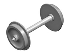 dvojkolí izolované 10,8/23,2 mm se sníženým okolkem 50 ks Liliput L939369