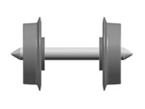 dvojkolí izolované 7,5/14,7 mm 2 ks Liliput L949300