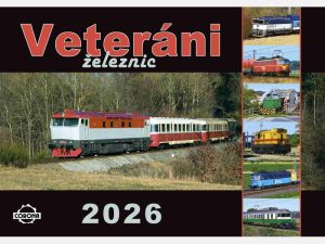 kalendář nástěnný 2026 - Veteráni železnic Literatura kaln26vetzel