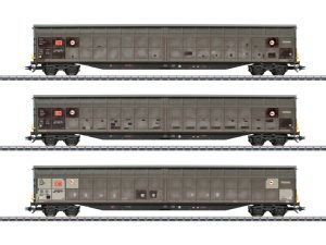 set vozů s posuvnou stěnou Habbins DB Cargo Märklin 48067