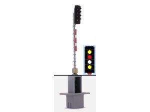 návěstidlo AŽD odjezdové ( Ž,Č,B,Ž ) Němeček h490c