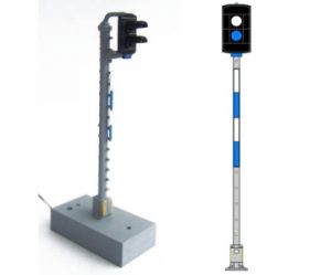 návěstidlo AŽD seřaďovací ( B,M ) Němeček t230