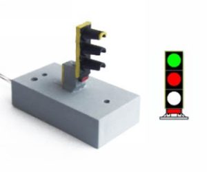 návěstidlo AŽD trpasličí odjezdové ( Z,Č,B ) Němeček t355