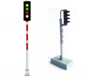 návěstidlo AŽD odjezdové ( Z,Č,Ž ) Němeček t460