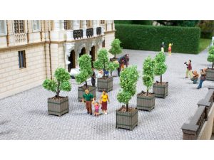 okrasné rostliny v květináčích 2ks Noch 14013