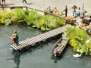 dřevěné molo Noch 14223