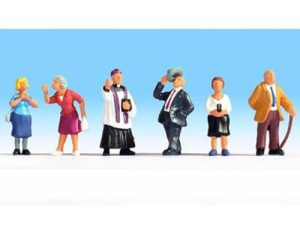 věřící + farář Noch 15577