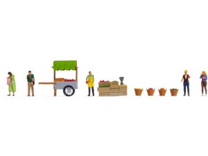 svět postav a motivem "Prodejní stánek se zeleninou" Noch 16226