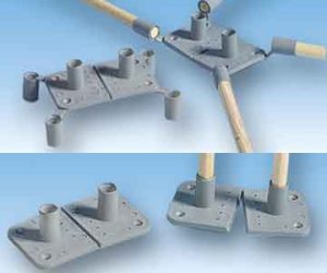 podkladní a vrchní plastové patky systému Terra - Form Noch 61670