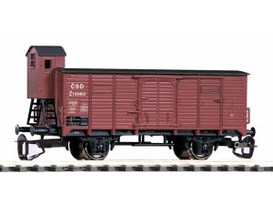 zavřený vůz G02 ČSD s brzdařskou budkou Piko 47763