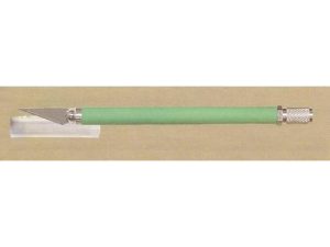 skalpel č.4 - malý s plastovou rukojetí a s ochrannou krytkou, modrý Proedge 12041