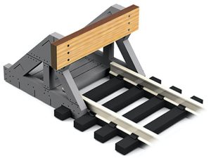 stavebnice koncovky koleje z pravého dřeva 2 ks Proses PBF-G-02