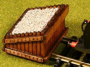 stavebnice koncovky koleje z pravého dřeva 2 ks Proses PBF-HO-07