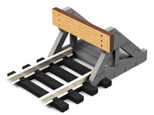 stavebnice koncovky koleje z pravého dřeva 00 1:76 - 2 ks Proses PBF-OO-08