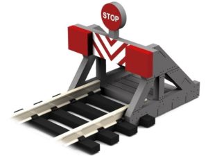 koncovka koleje se samolepkami 2ks Proses PBF-S1-02