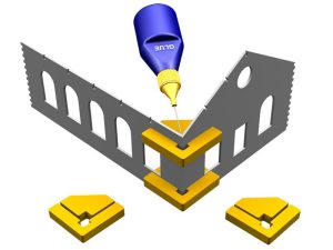 magnetické prvoúhlé držáky Snap & Glue 2ks Proses PPR-SS-02