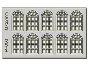 okna 13 x 22 mm 10ks Proses PW-003