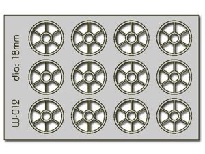 kulatá okna průměr 18 mm 12ks Proses PW-012