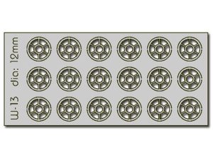 kulatá okna průměr 12 mm 18ks Proses PW-013