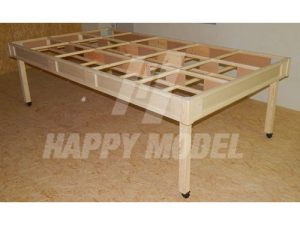 rám kolejiště 1000 x 2000 mm s nohami RailSys 12010