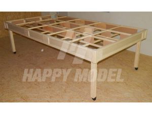 rám kolejiště 1200 x 2500 mm s nohami RailSys 12512