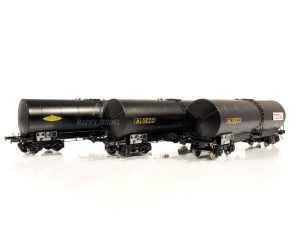 set tří kotlových vozů Fauvet-Girel SNCF TOTAL RAILS EUROP EXPRESS WB664