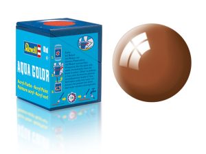 barva Revell akrylová - 36180: lesklá blátivě hnědá (mud brown gloss) Revell 36180