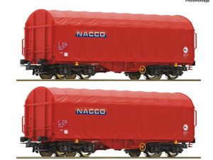 set vozů krytých plachtou NACCO Roco 6600226
