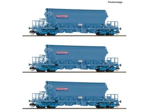 set vozů na sypké hmoty Taoos NACCO Roco 6680031